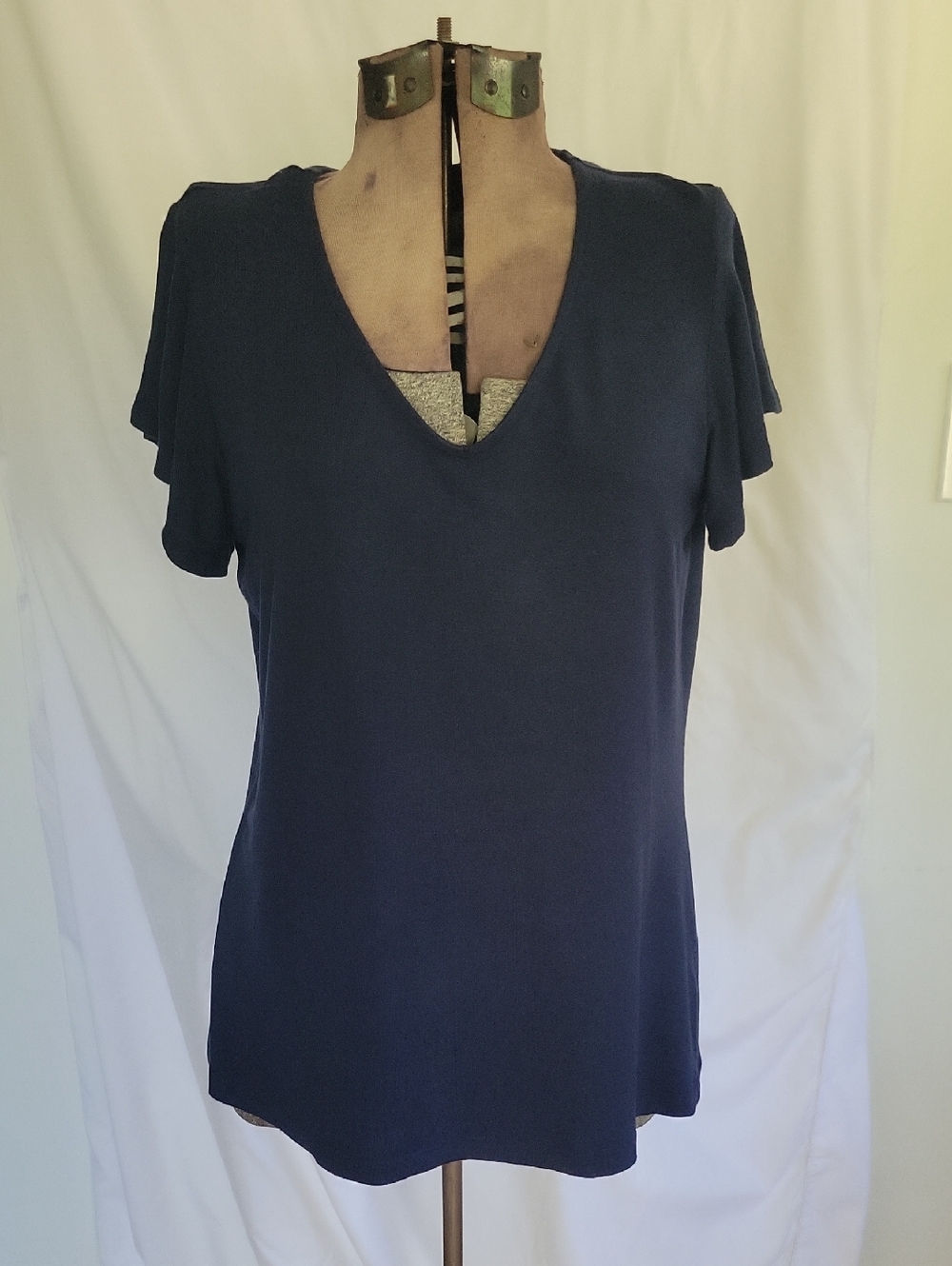 Rachel Zoe Top, Large, Blue